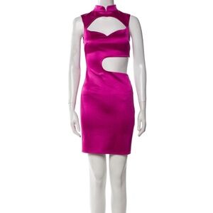 NWT | Deity New York Fuchsia Cutout Mini Dress | Sz 10